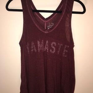 Yoga tank top